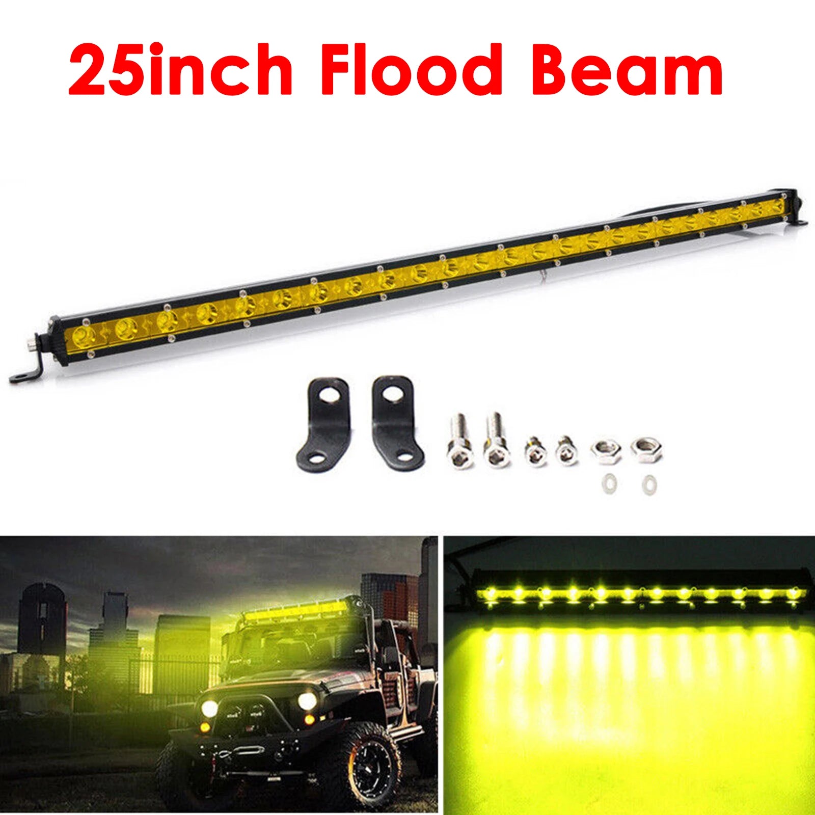 Barre LED Quad SSV Antibrouillard (7" à 50")