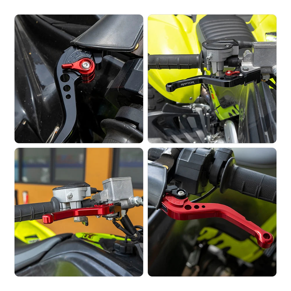 Levier frein embrayage quad Raptor bleu
