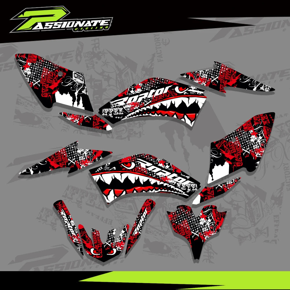Kit stickers quad Yamaha Raptor 250