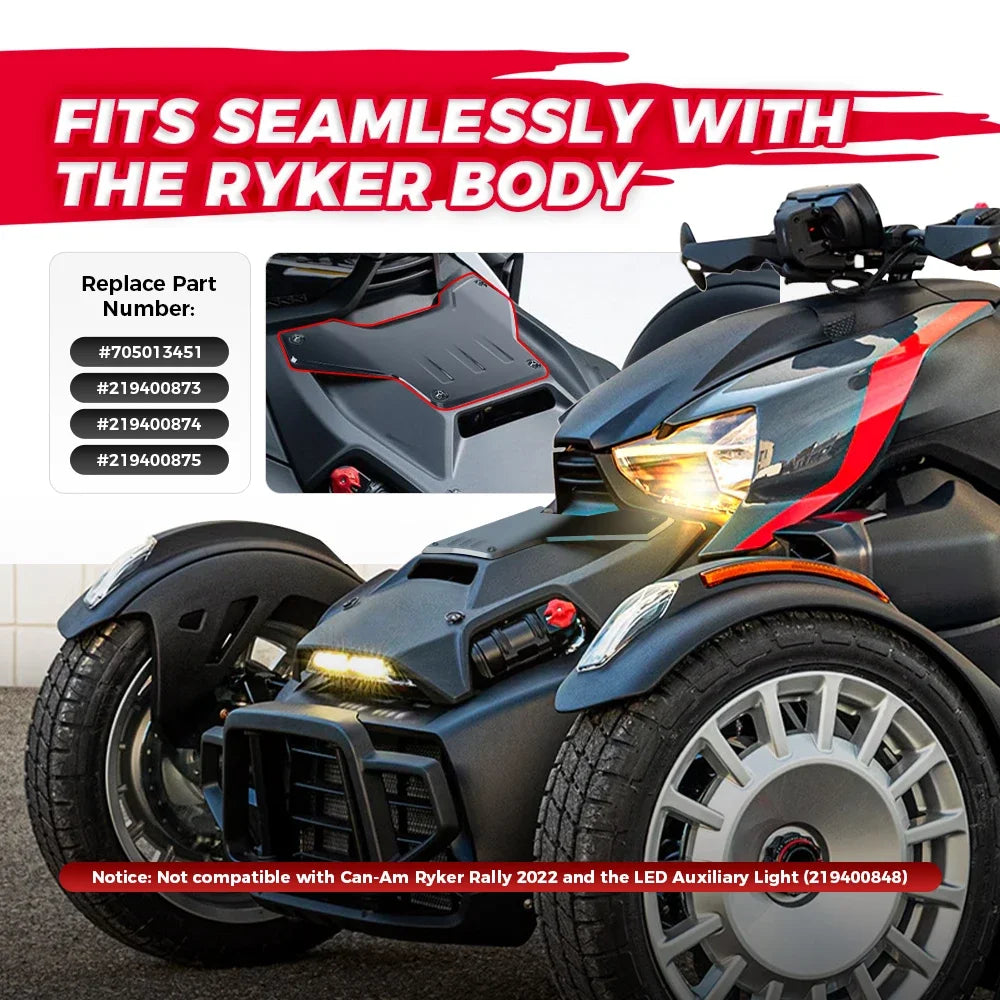 Panneau d'Accent Capot Noir Can-Am Ryker