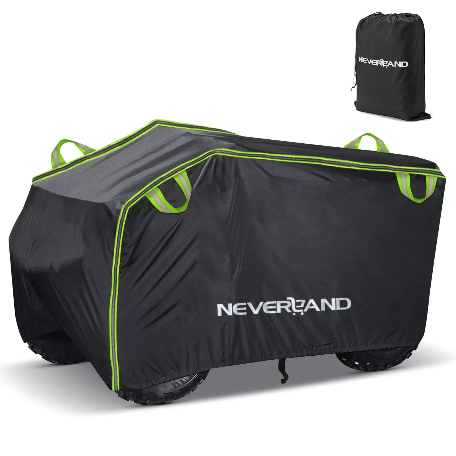 Housse universelle quad ATV 190T noir argent