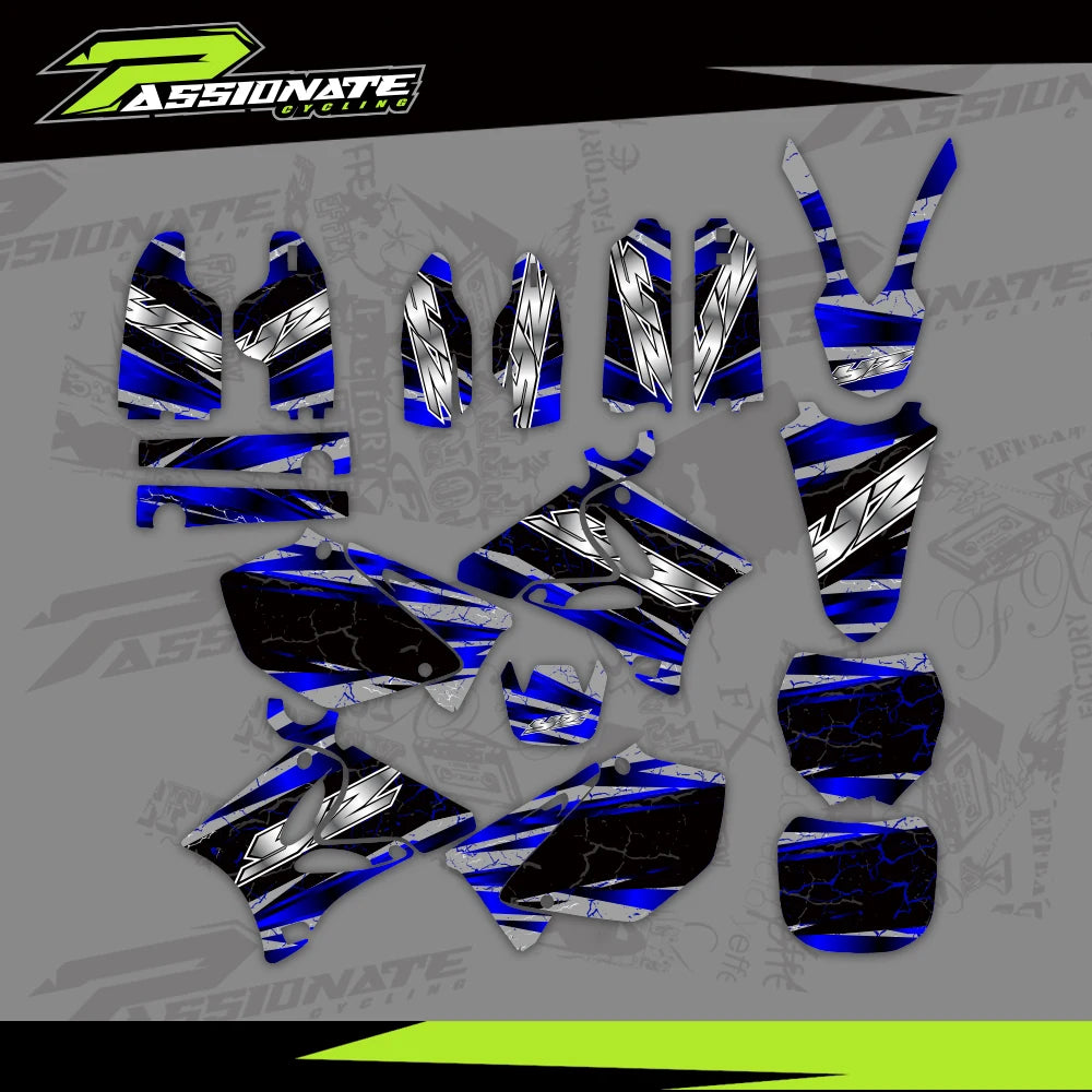 Kit Déco Graphique Yamaha YZ125 YZ250 2002-2014 (4 Designs)