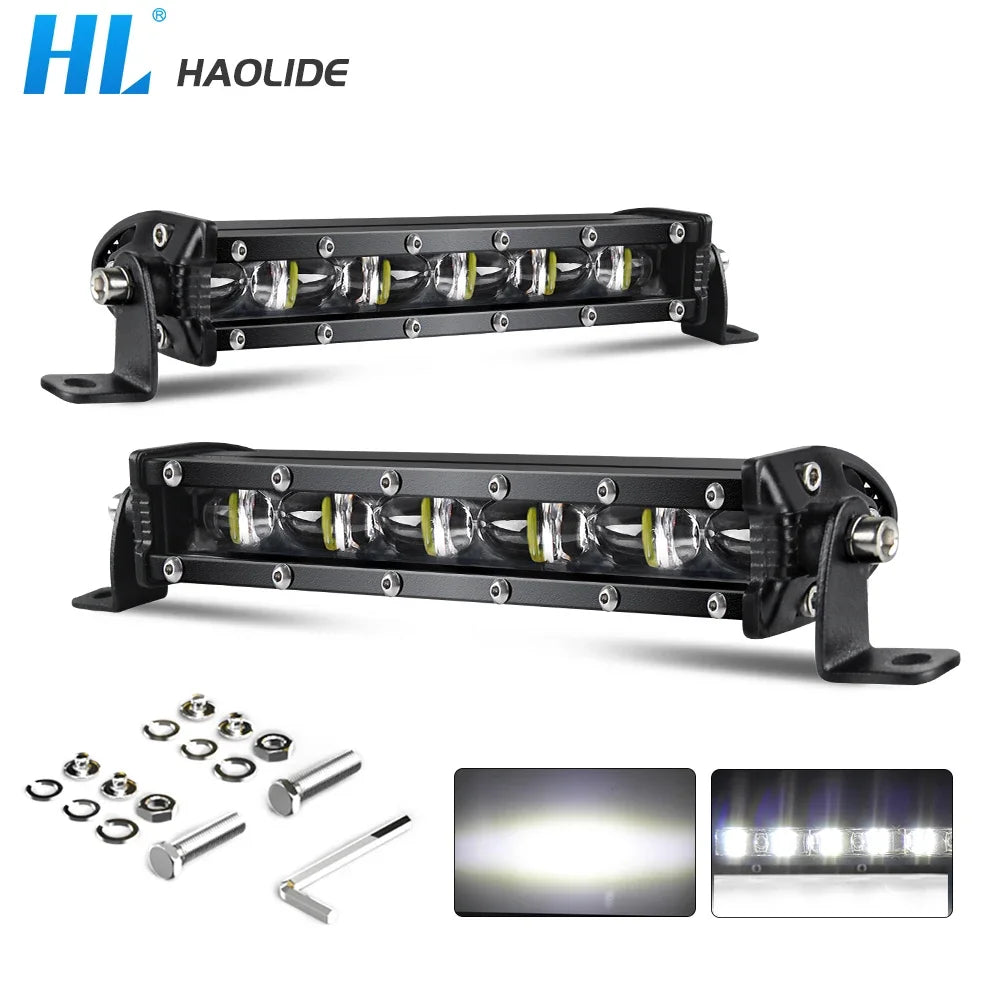Barre LED 6D quad ATV tracteur