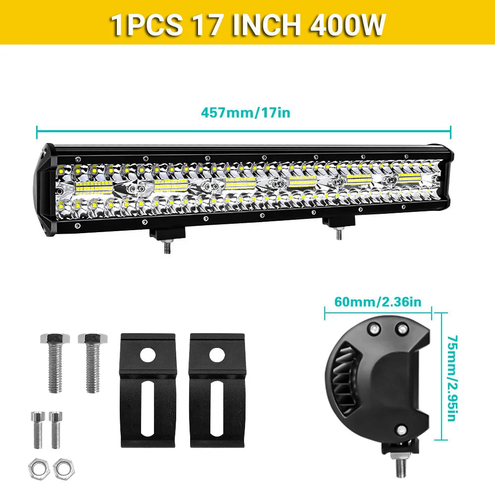 Barre LED Longue Portée Quad ATV Multi-Formats