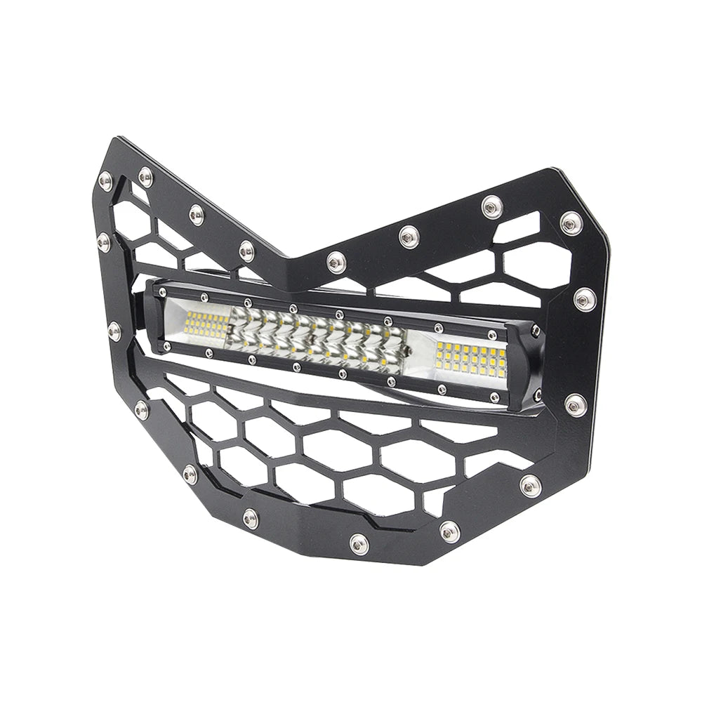 Calandre LED inox quad Maverick X3
