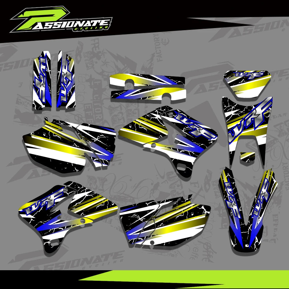 Kit Déco Graphique Yamaha WR250F WR450F 2003-2004 (4 Designs)