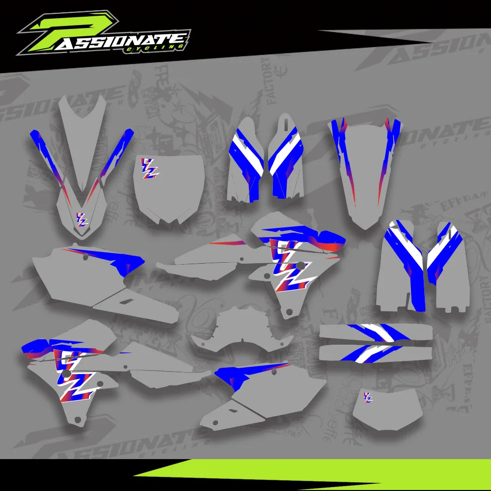 Kit Déco Graphique Yamaha YZ250F YZ450F (4 Designs)