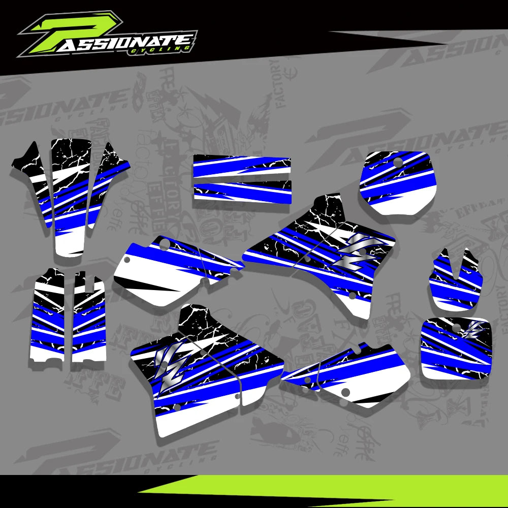 Autocollant Déco Yamaha YZ250 1991-1992