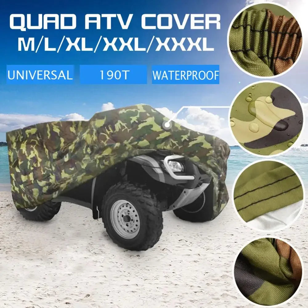 Housse de protection quad ATV 190T camouflage