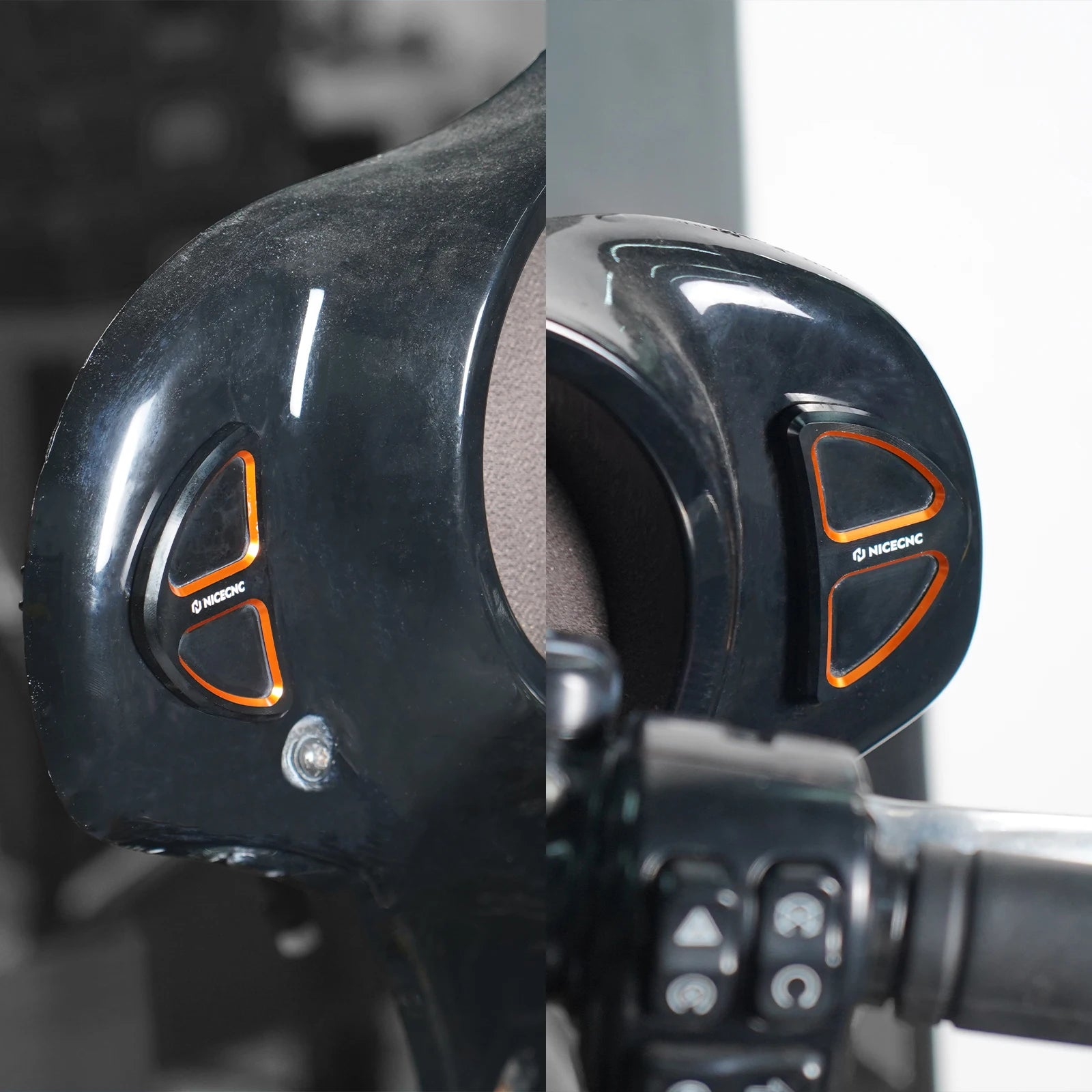 Couvercle Bouchon Miroir Carénage Harley Street Glide (3 Coloris)