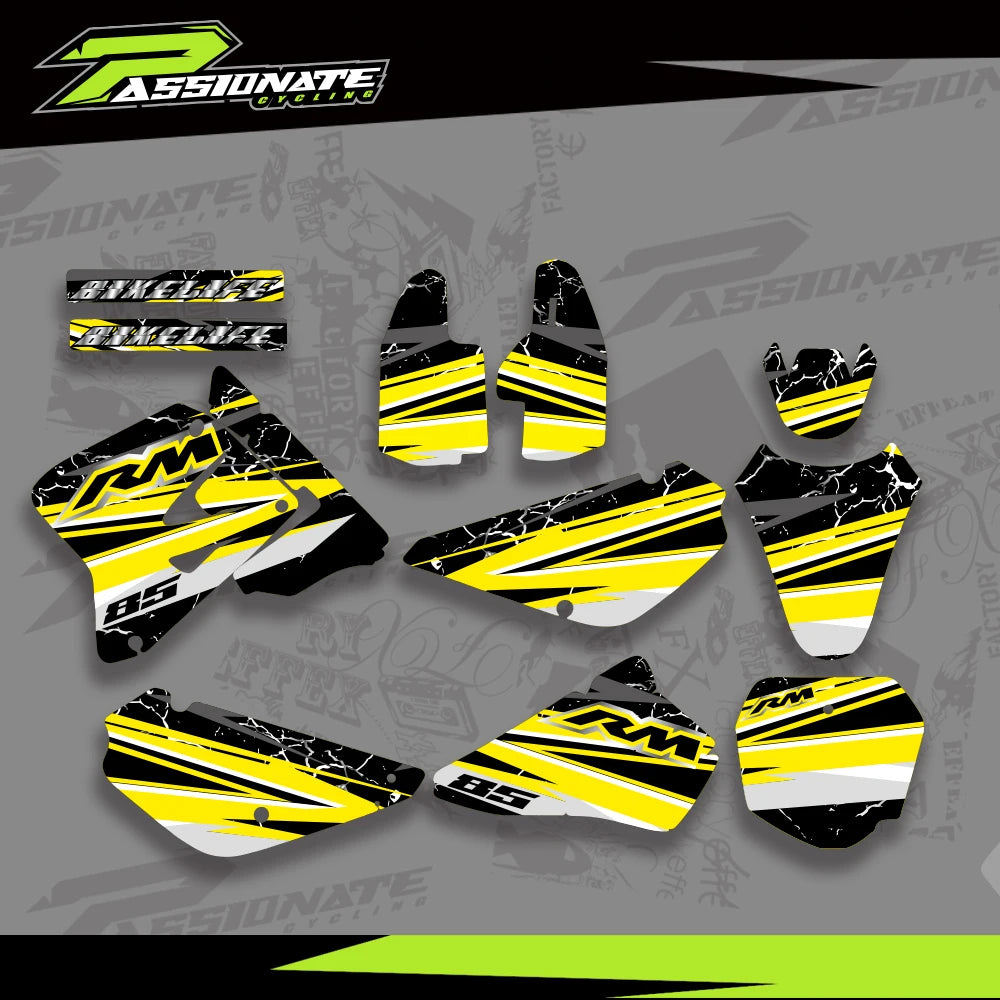 Kit Déco Graphique Suzuki DS80 DS85 (4 Designs)
