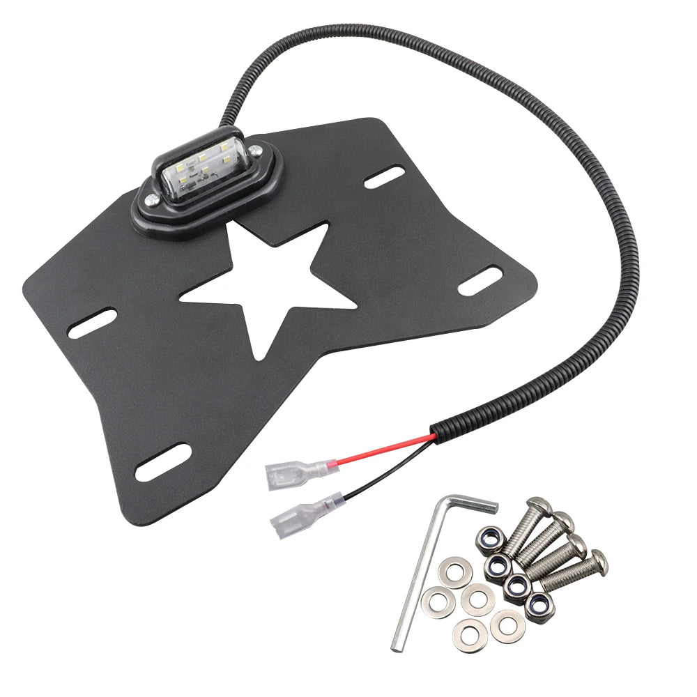 Support Plaque Immatriculation LED Quad SSV