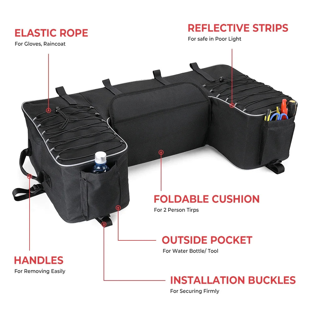 Support de sac de rangement arrière quad ATV