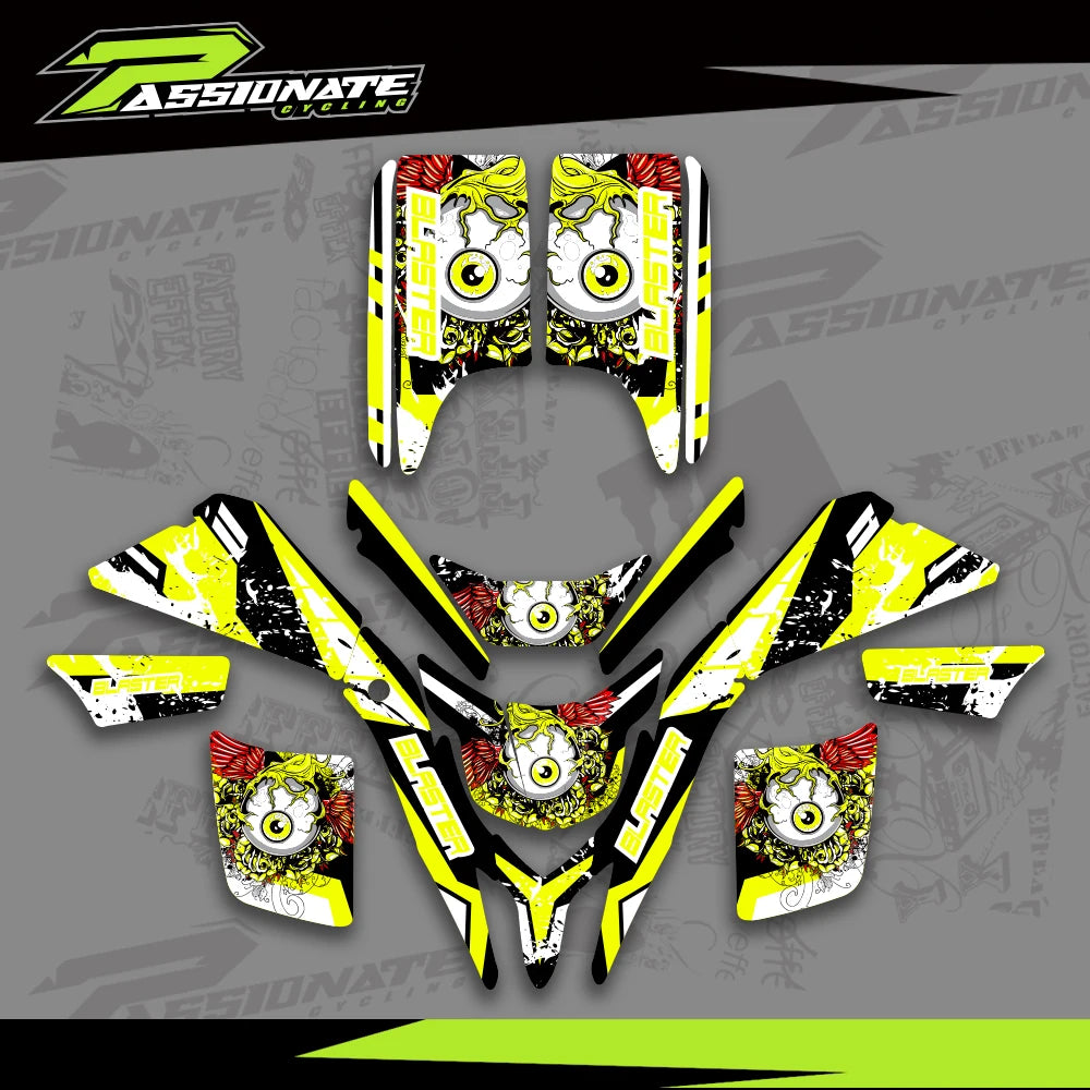 Kit déco quad Blaster 200 modèle graphique
