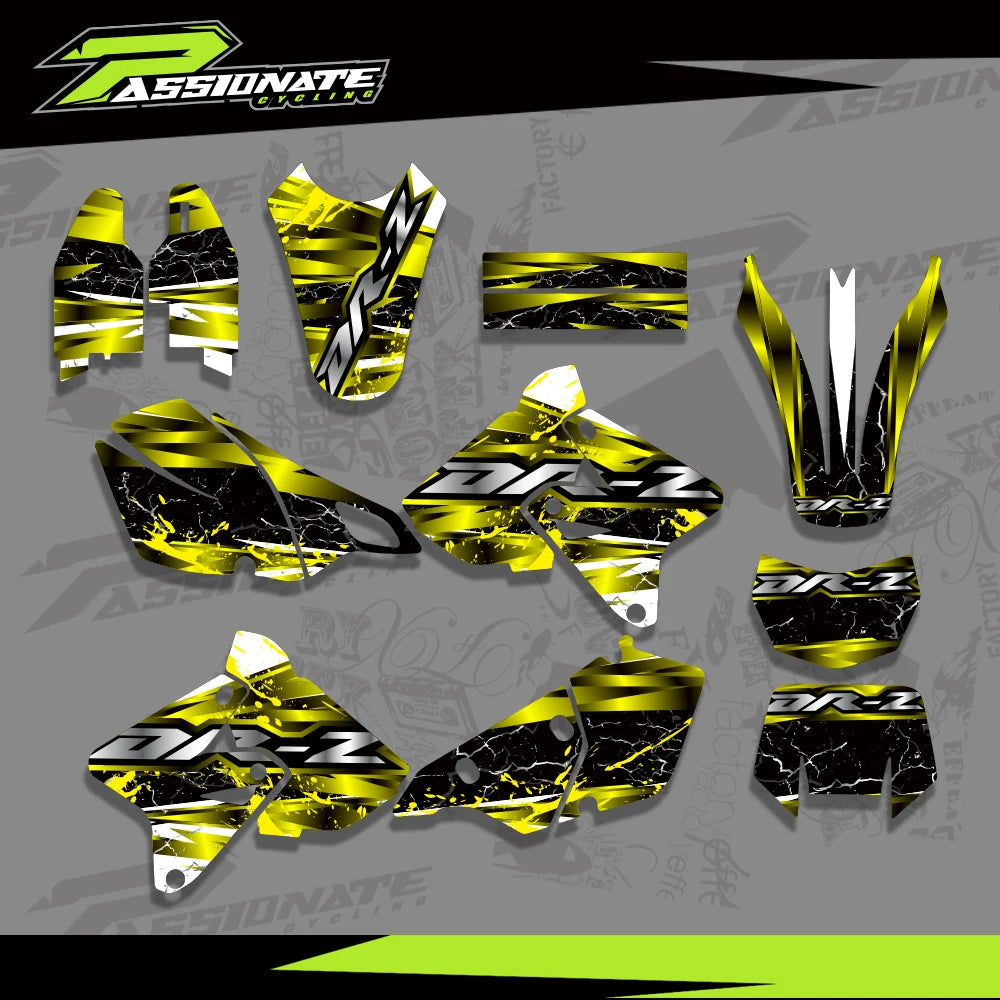 Kit Déco Graphique Suzuki DRZ400 (4 Designs)