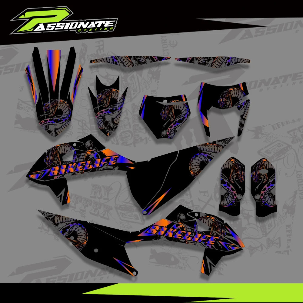 Kit Déco Graphique KTM 125-525 SX SXF EXC XC 2019-2022