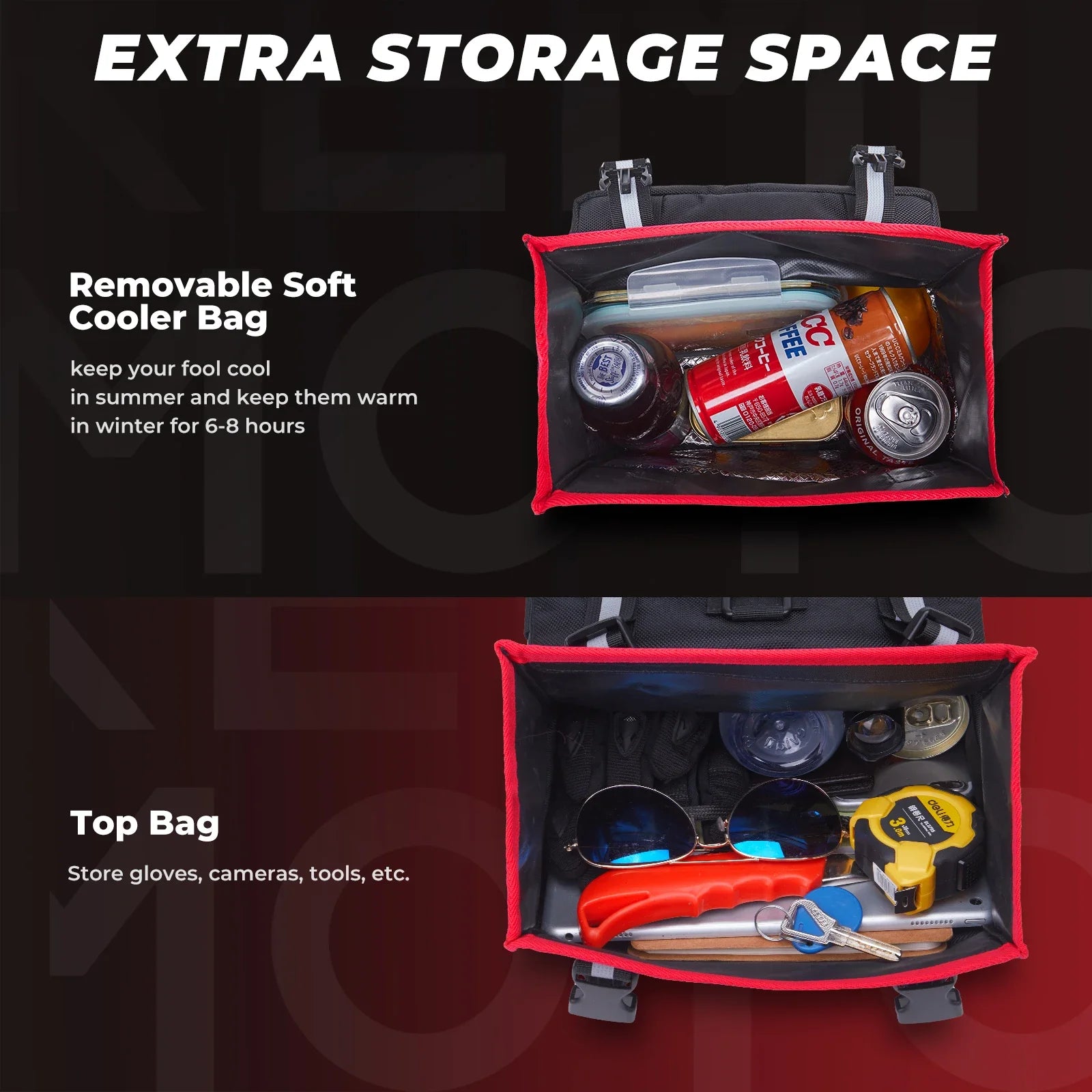 Sac garde-boue quad vue détaillée