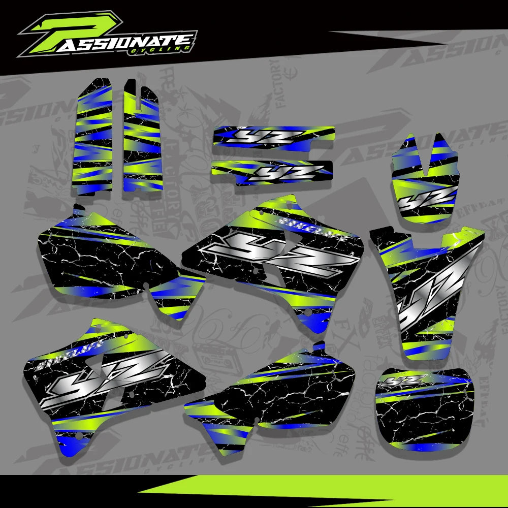 Kit Déco Graphique Yamaha YZ125 YZ250 1996-2001 (4 Designs)