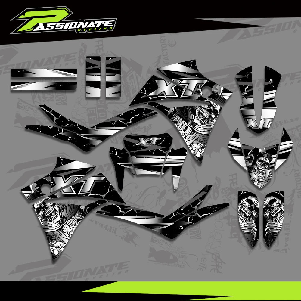 Kit Déco Graphique Yamaha XT660R (4 Designs)