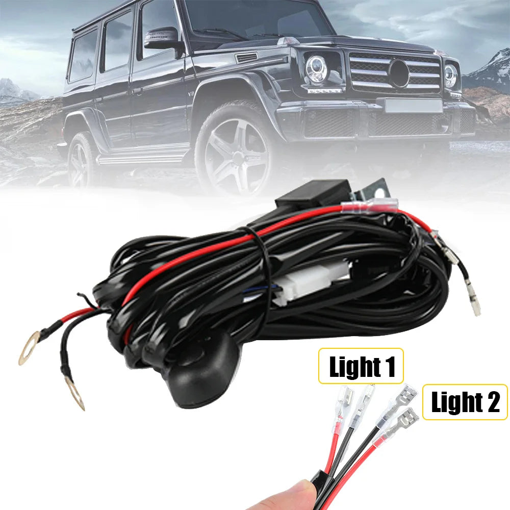 Barre LED Quad 7" 120W Triple Rangée Tout-terrain