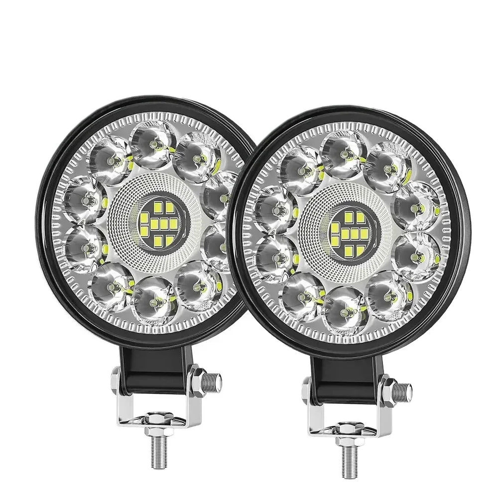 Mini Barre LED Quad 66W Tout-terrain (12V 24V)