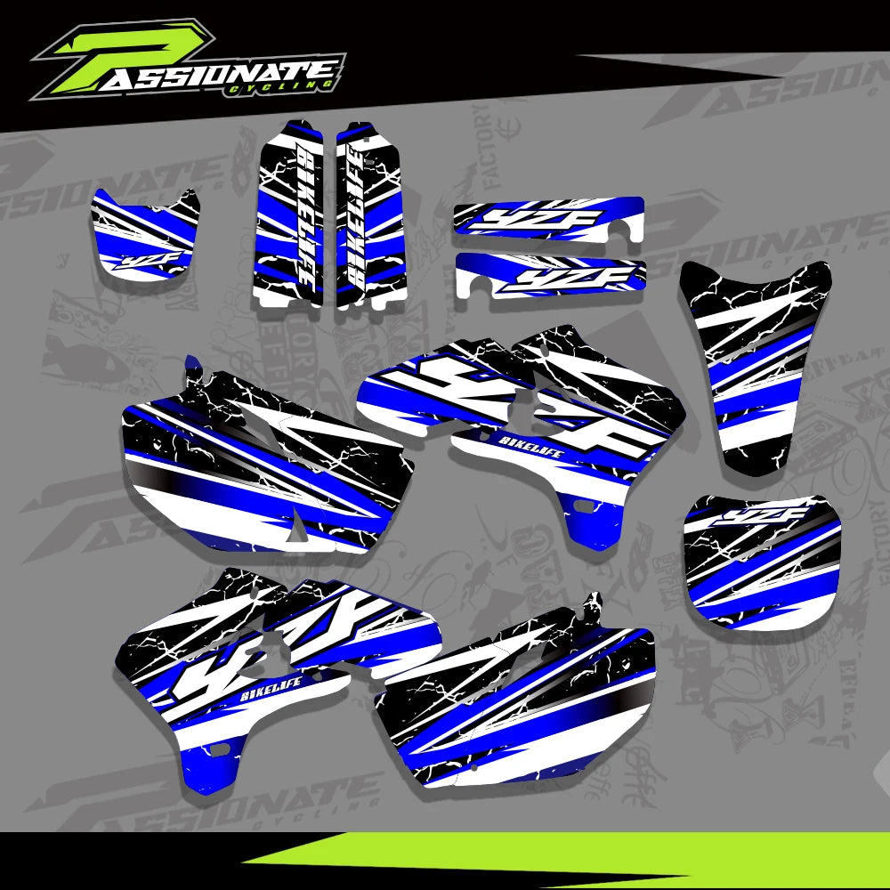 Kit Déco Graphique Yamaha YZ250F YZ450F 2003-2005 (4 Designs)