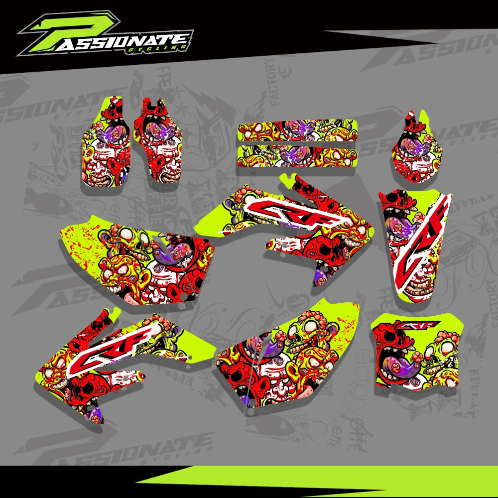 Kit Déco Graphique Honda CRF250 CRF250R (4 Designs)