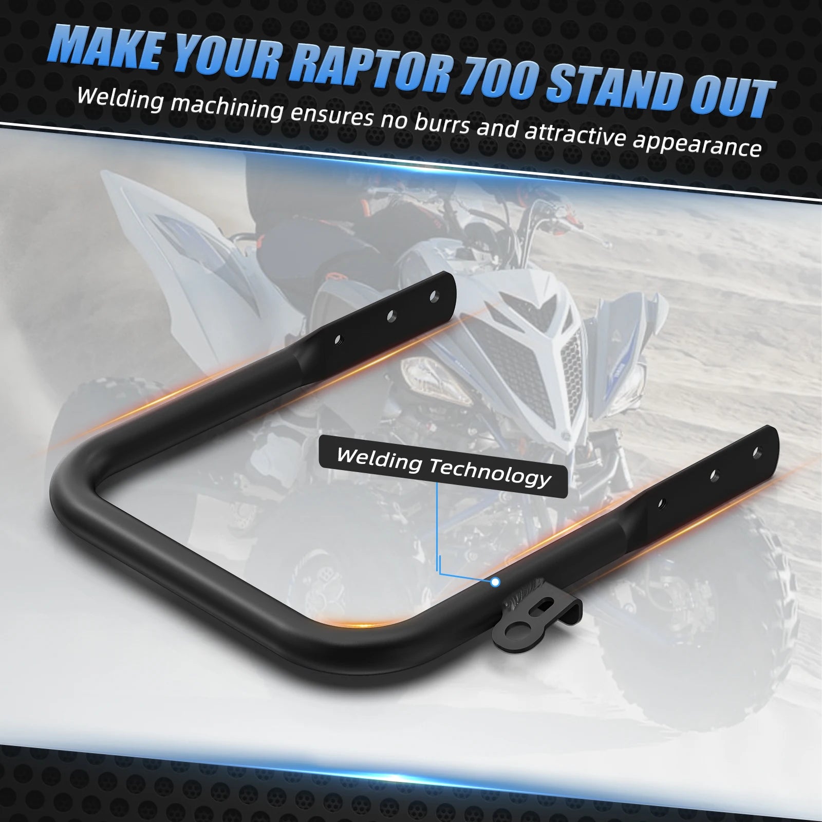 Supports pare-chocs quad renforcé