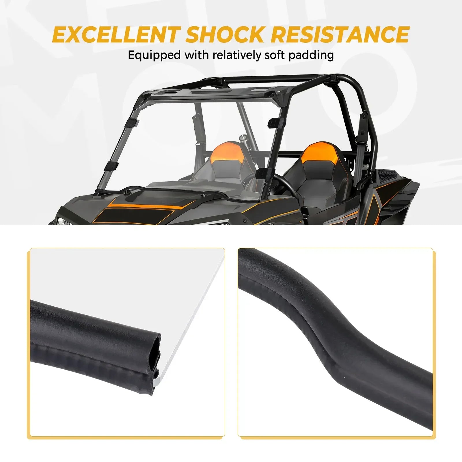 Pare-brise SSV RZR Trail S 900 monté
