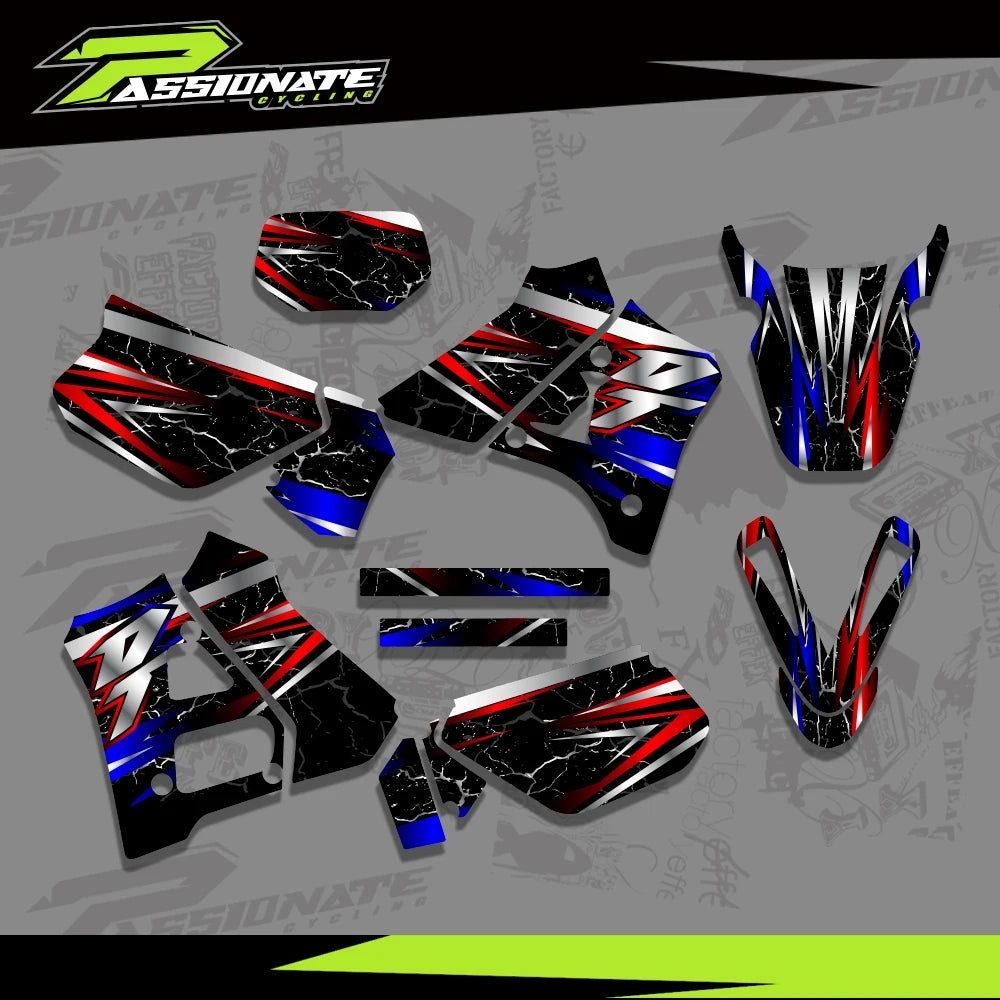 Kit Déco Graphique Yamaha DT125R DT200R (4 Designs)