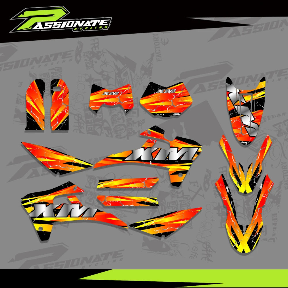 Kit Déco Graphique Fantic Enduro 50 125 250 (4 Designs)