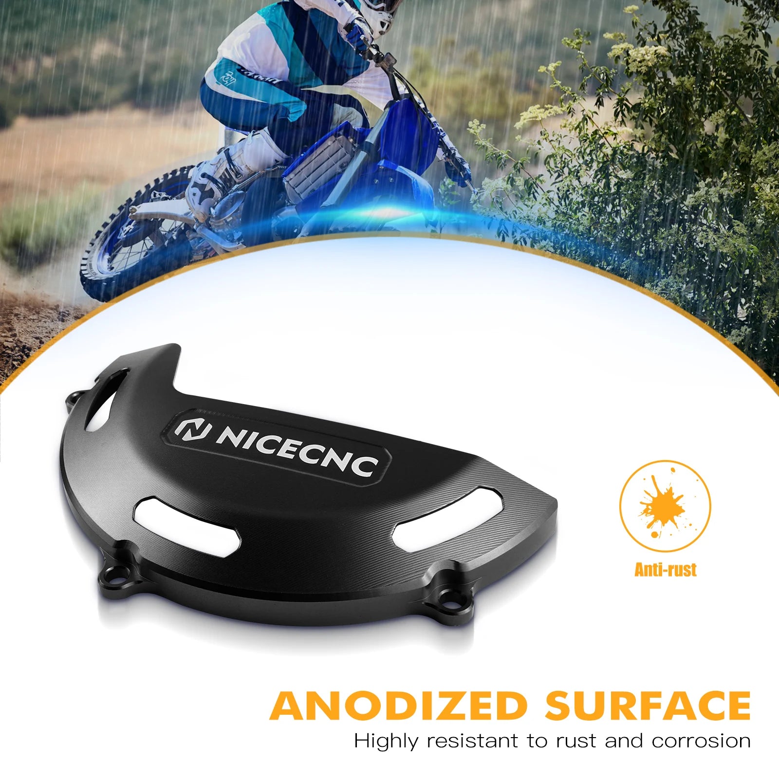 Couvercle Latéral d'Embrayage Yamaha YZ250 Alliage Aluminium (2 Coloris)