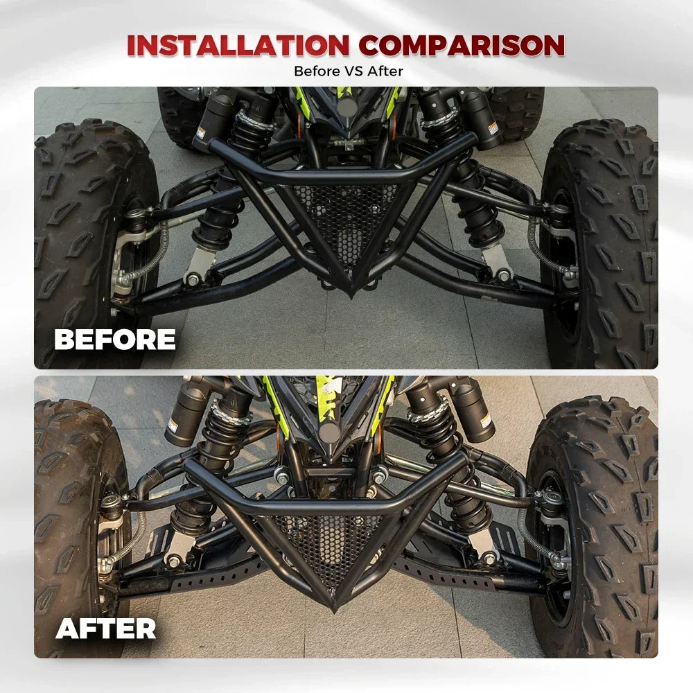 Protection suspension quad sport noir