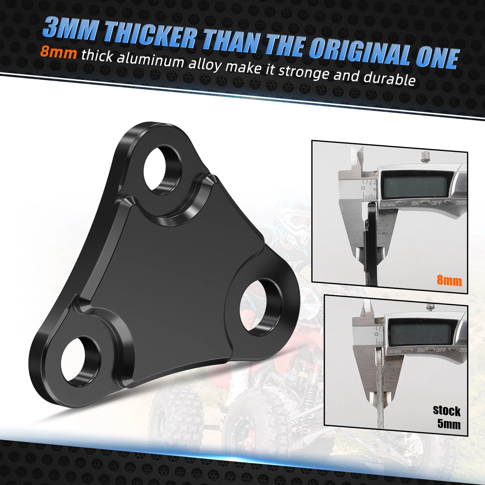 Supports moteur quad Honda aluminium