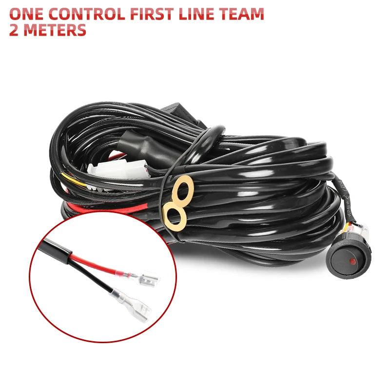 Barre LED Quad SSV 6D 20-50" Combo IP68 (12V 24V)