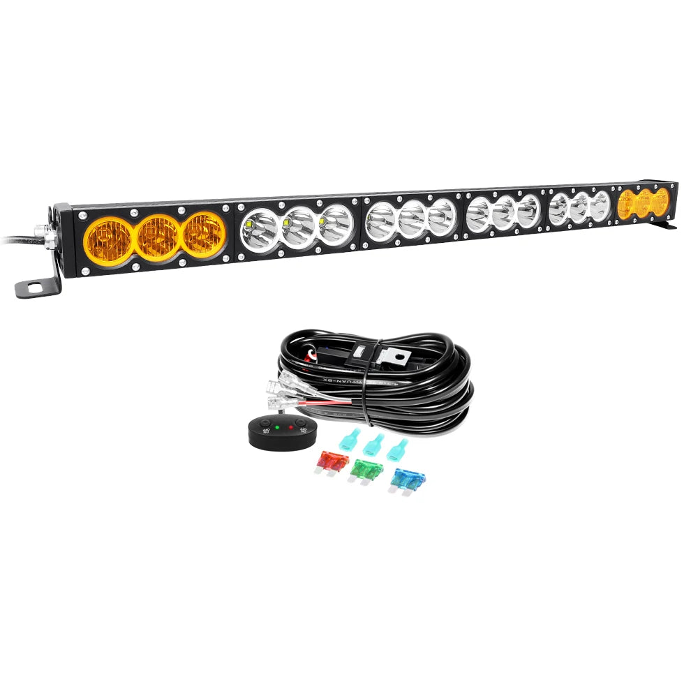 Barre LED Quad 6-54" Multi-Formats 30-300W (12V 24V)