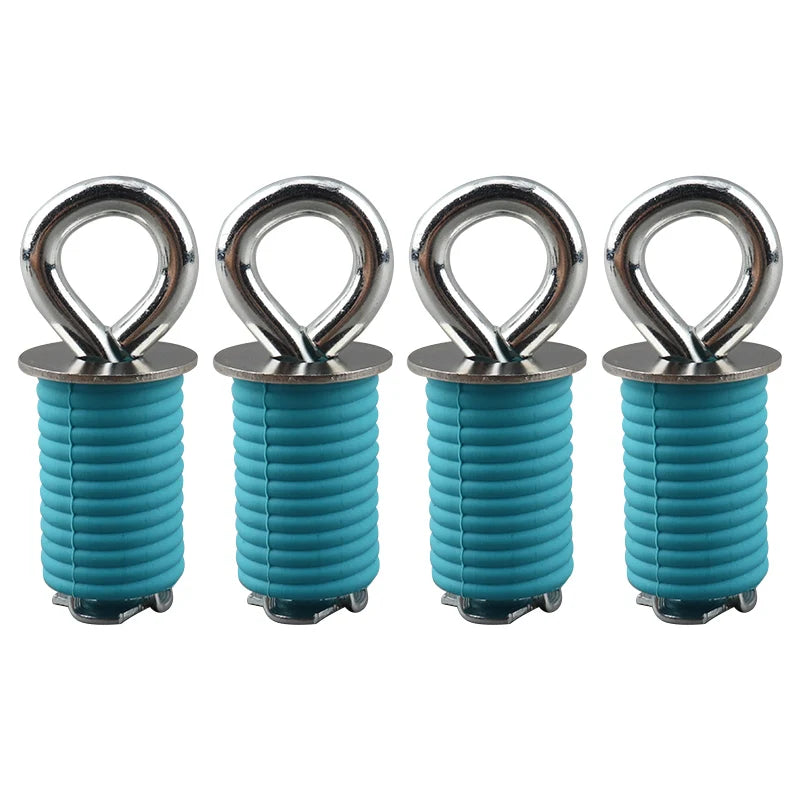Verrou ancrage arrimage quad bleu clair