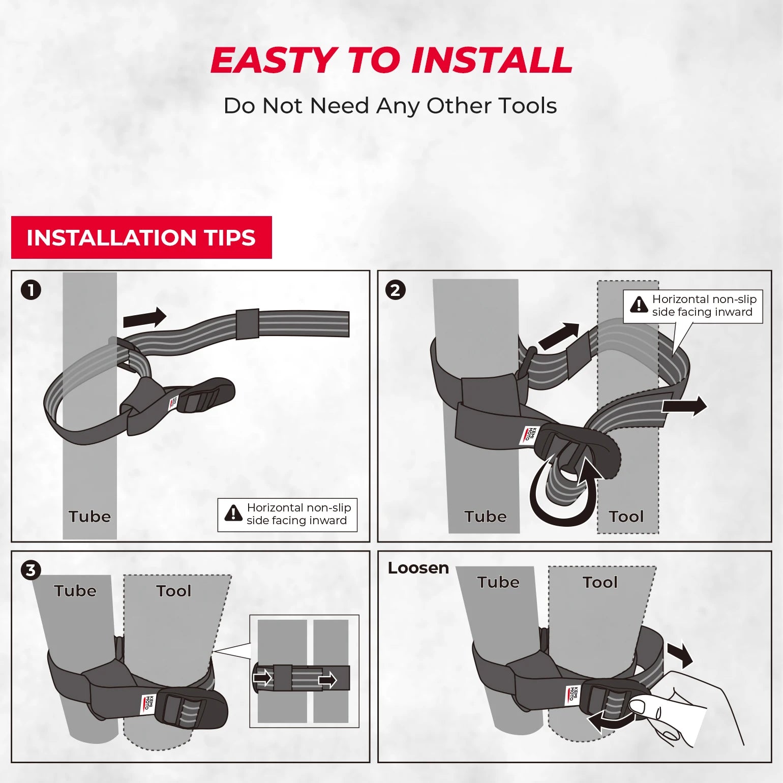 Support outils sangle SSV RZR Can-Am