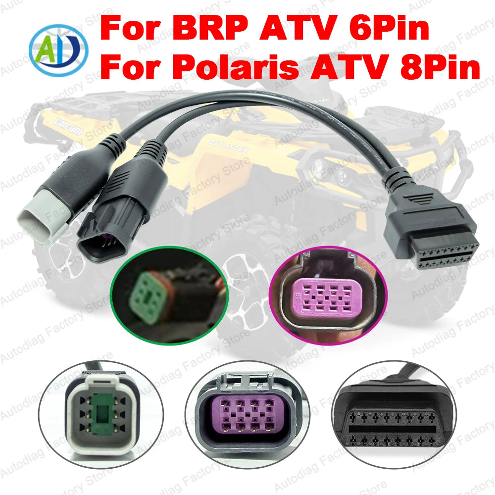 Câble diagnostic OBD2 quad Can-Am Polaris