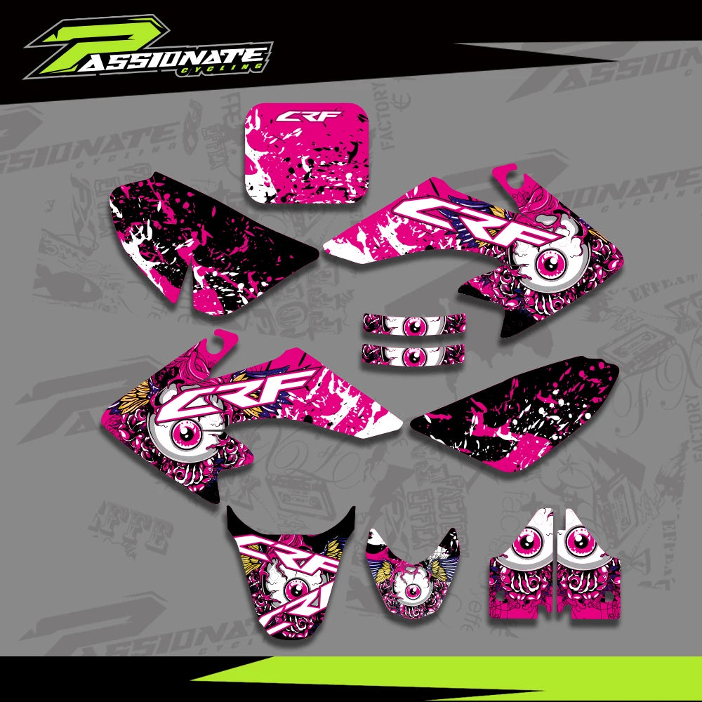 Kit Déco Graphique Honda CRF50F (4 Designs)