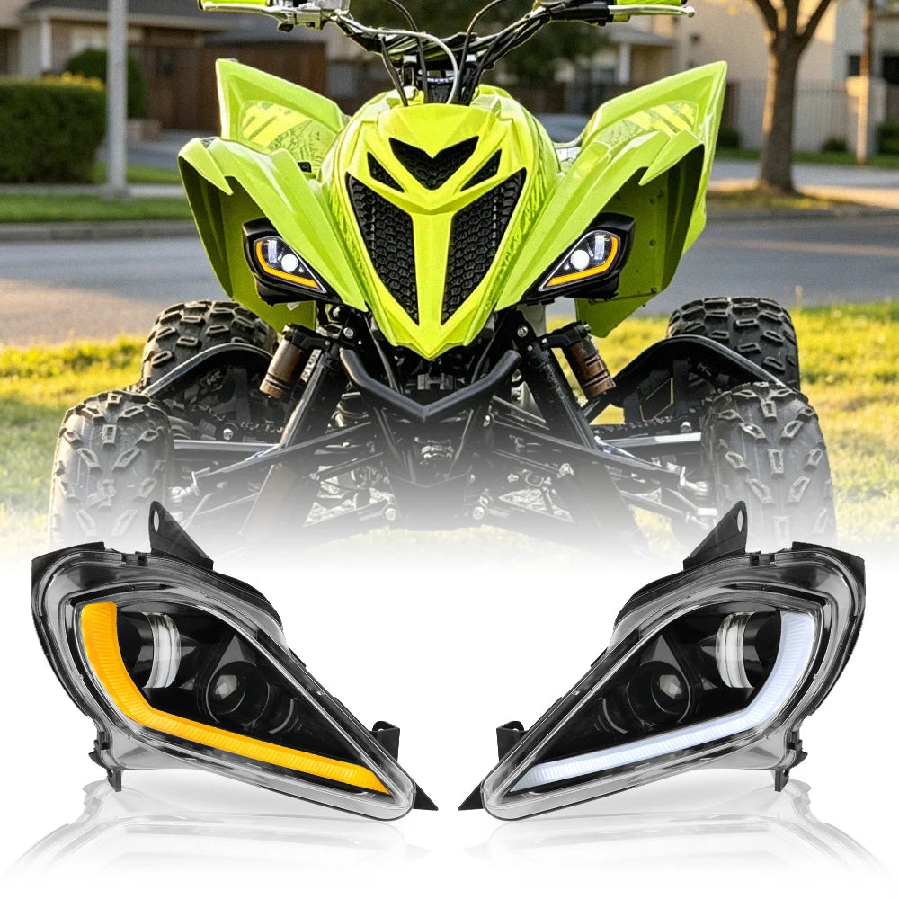 Phare LED Yamaha Raptor YFZ450 Wolverine avec Clignotants