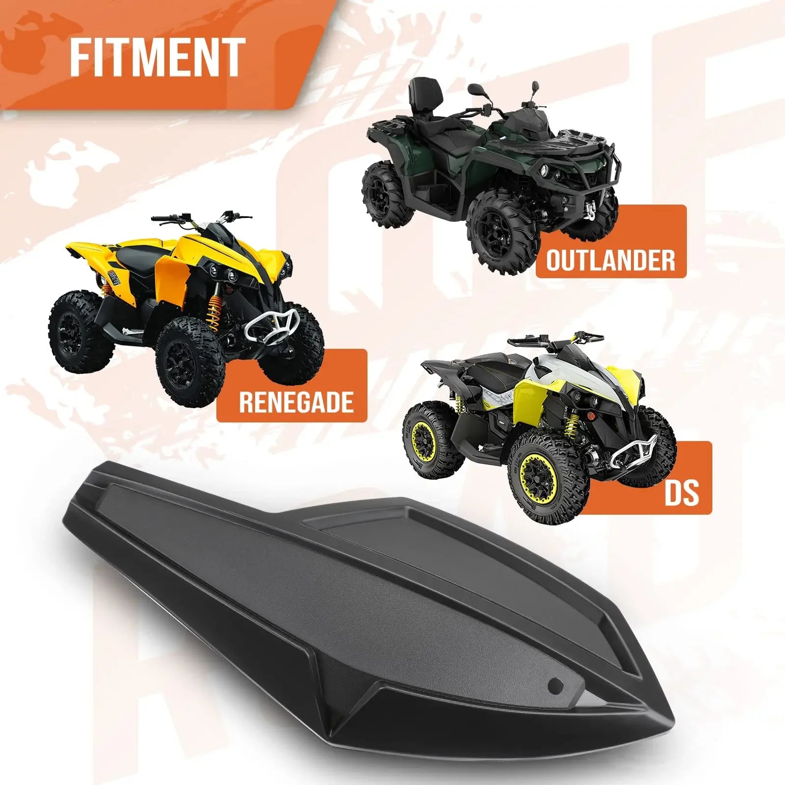 Protège-mains quad vue détaillée