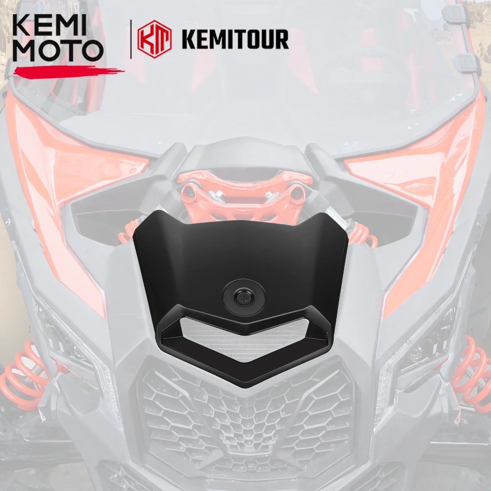 Cache frontal SSV Can-Am Maverick X3 noir