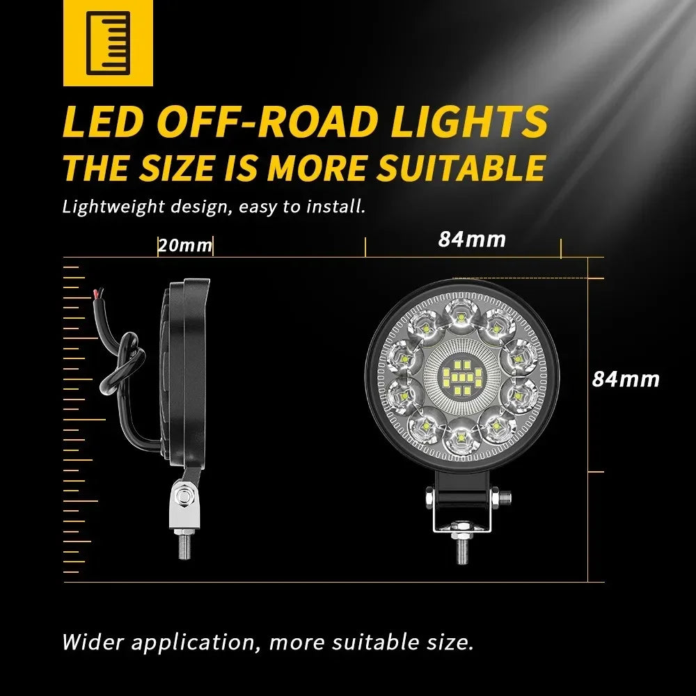 Mini barre LED coloris quad