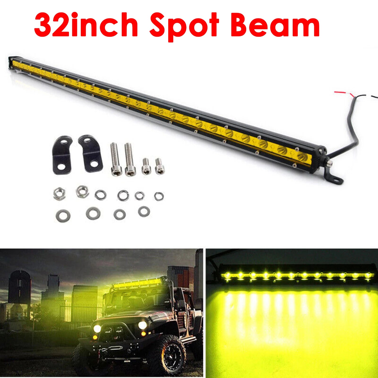 Barre LED Quad SSV Antibrouillard (7" à 50")
