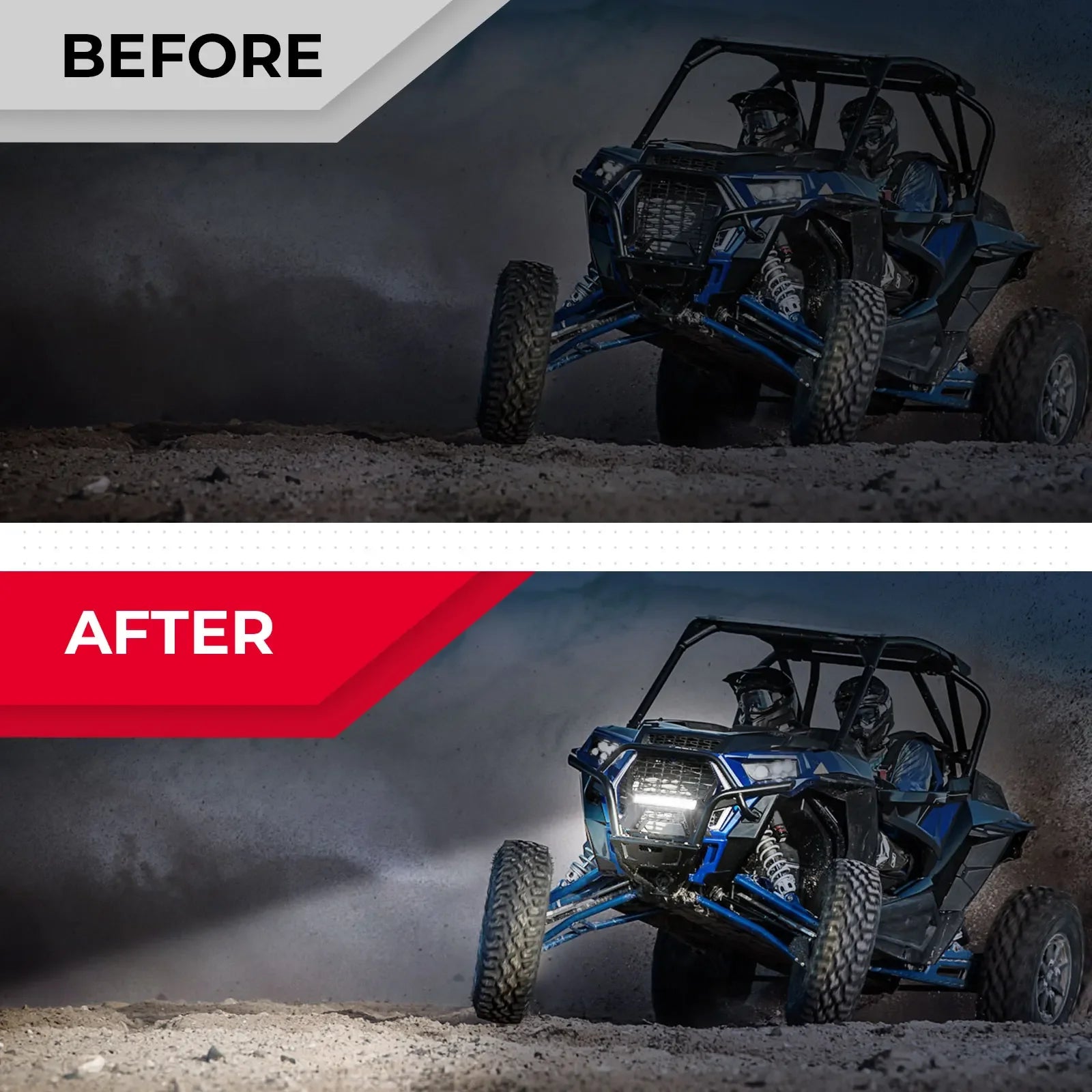 Calandre LED SSV Polaris RZR Turbo S
