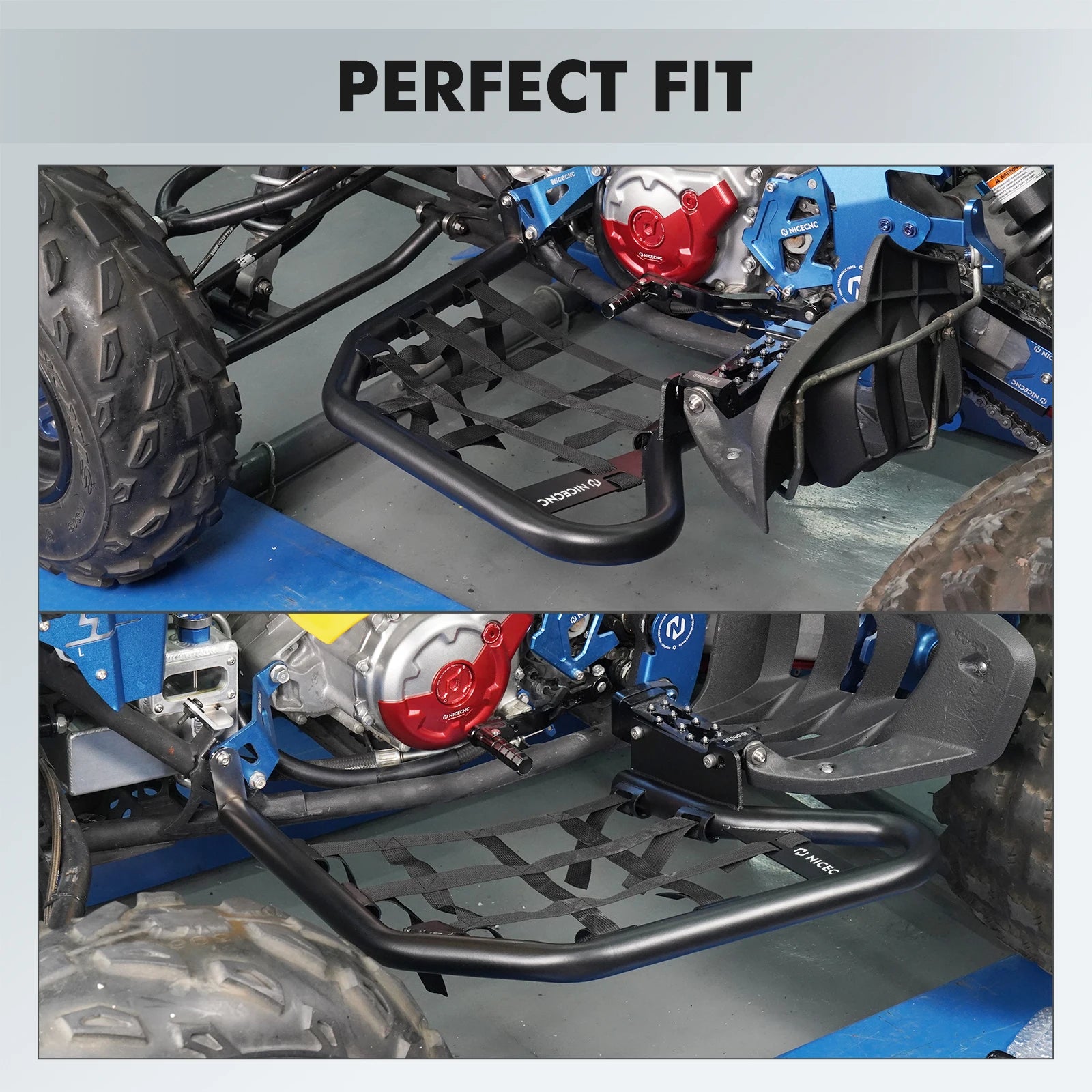 Nerf bar quad protection talon cadre
