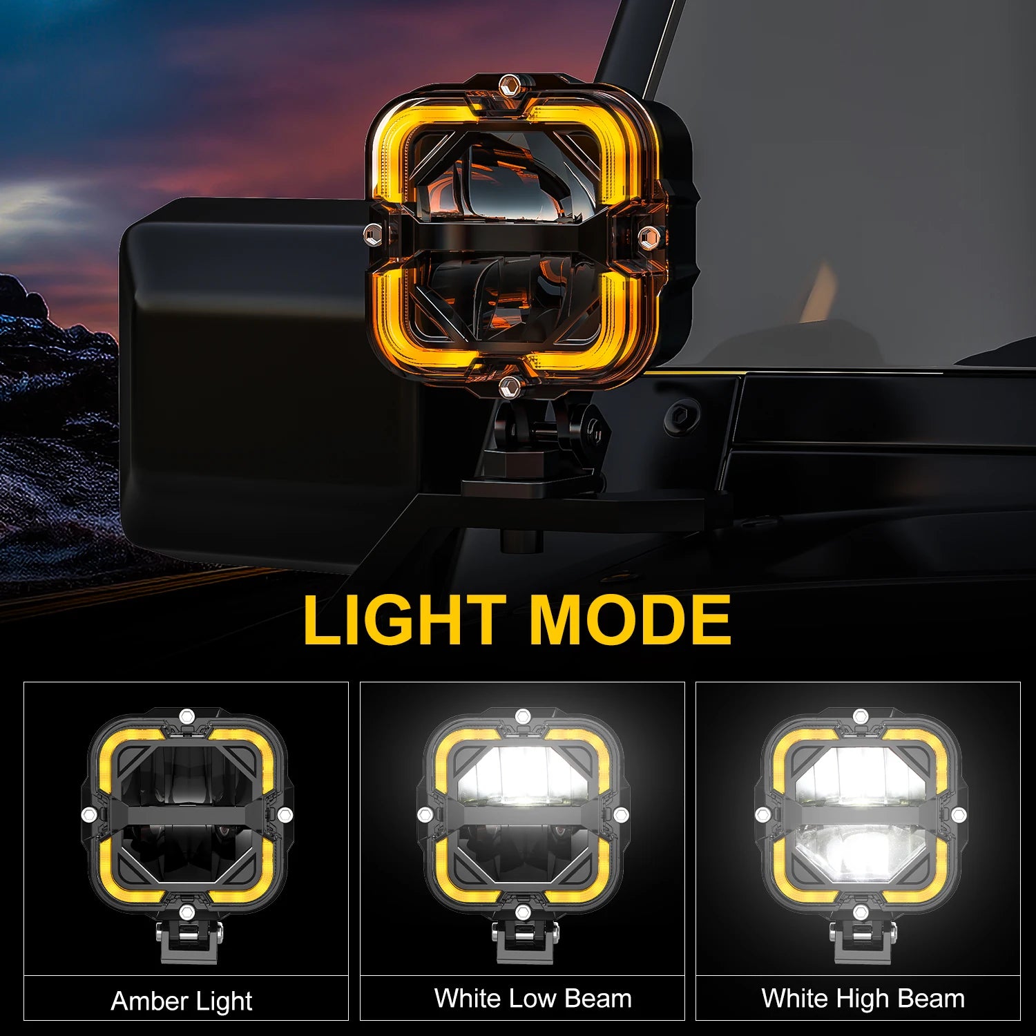 Barre LED phare additionnel quad ATV