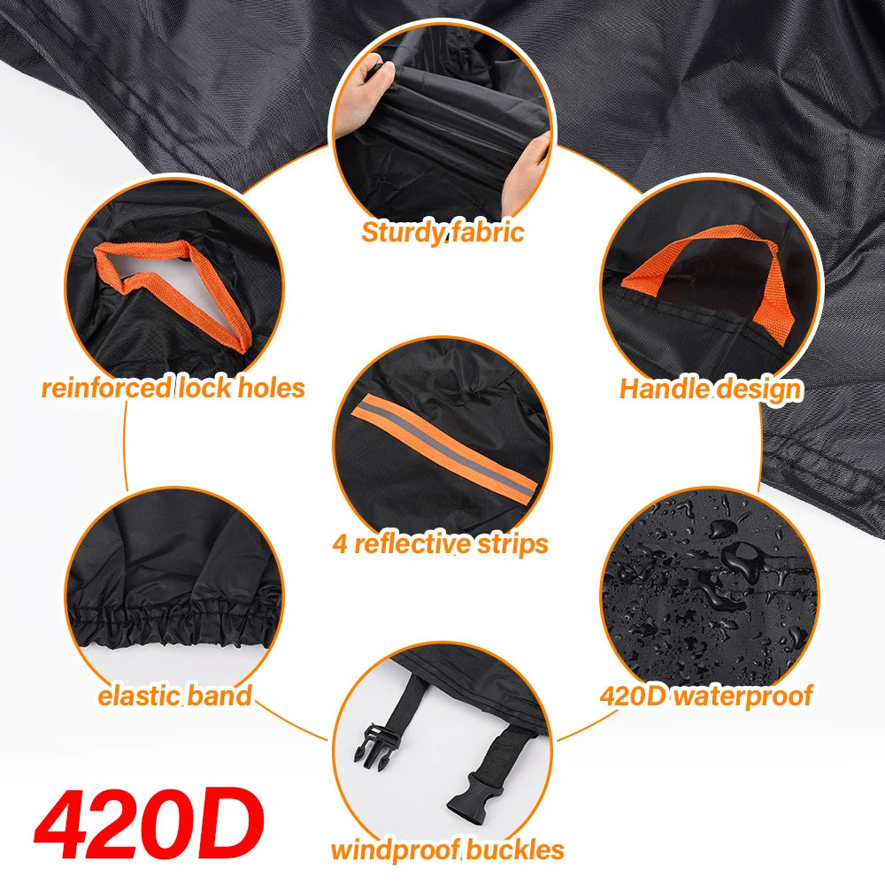 Housse de protection quad 420D intérieur extérieur