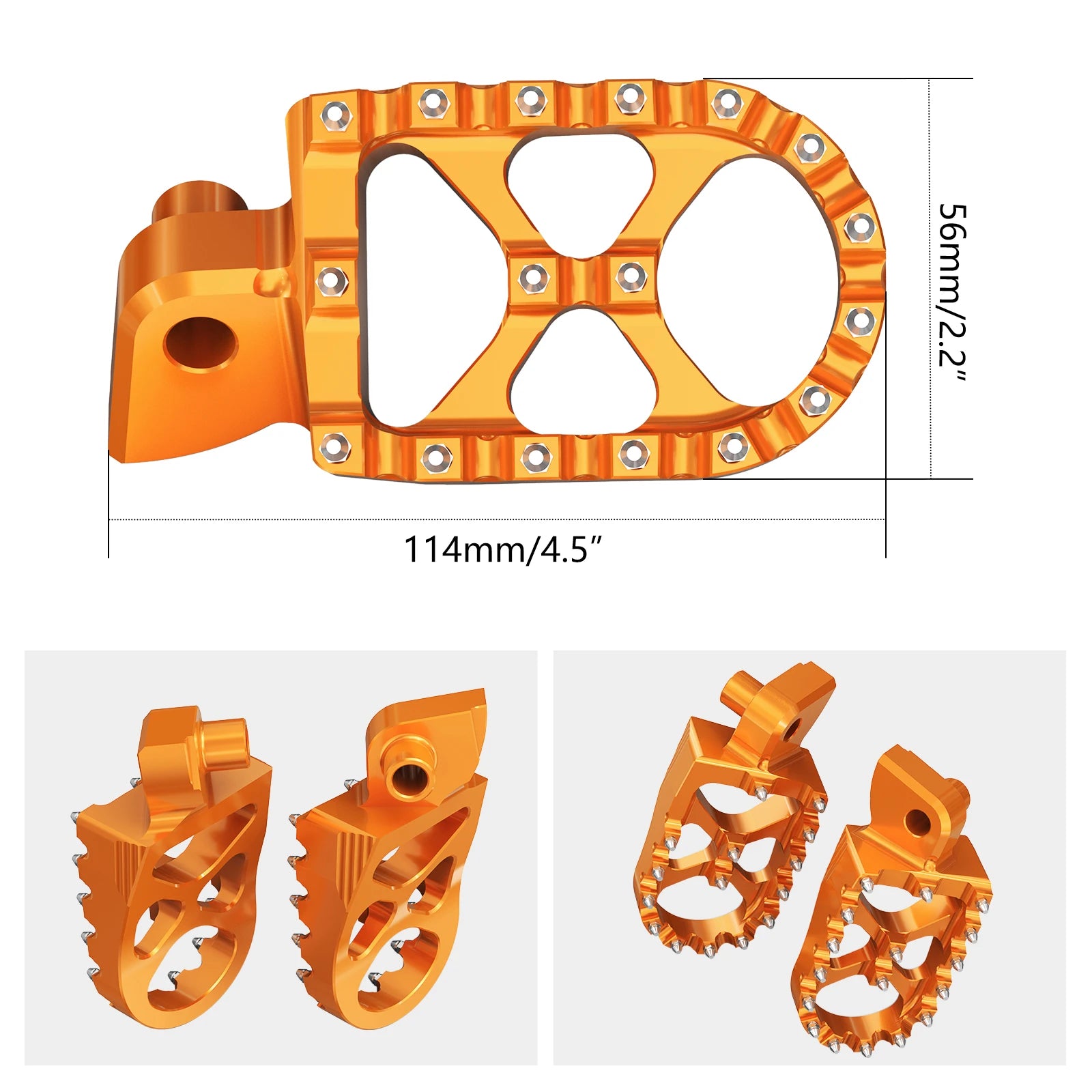 Repose-Pieds KTM EXC SX SXF XC XCW (6 Formats)